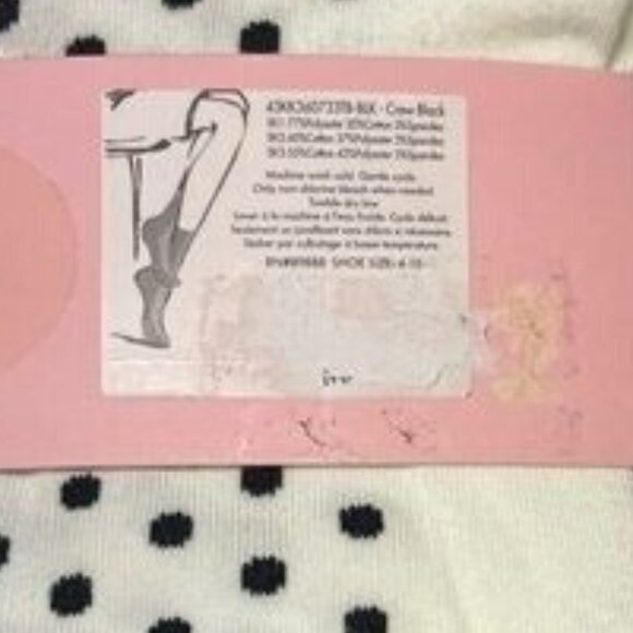 KATE SPADE WOMEN'S NEW YORK CREW SOCKS 3-PAIRS ONE SIZE - Picture 4 of 7